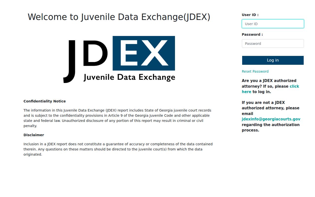 Floyd County criminal court docket restricted JDEX login